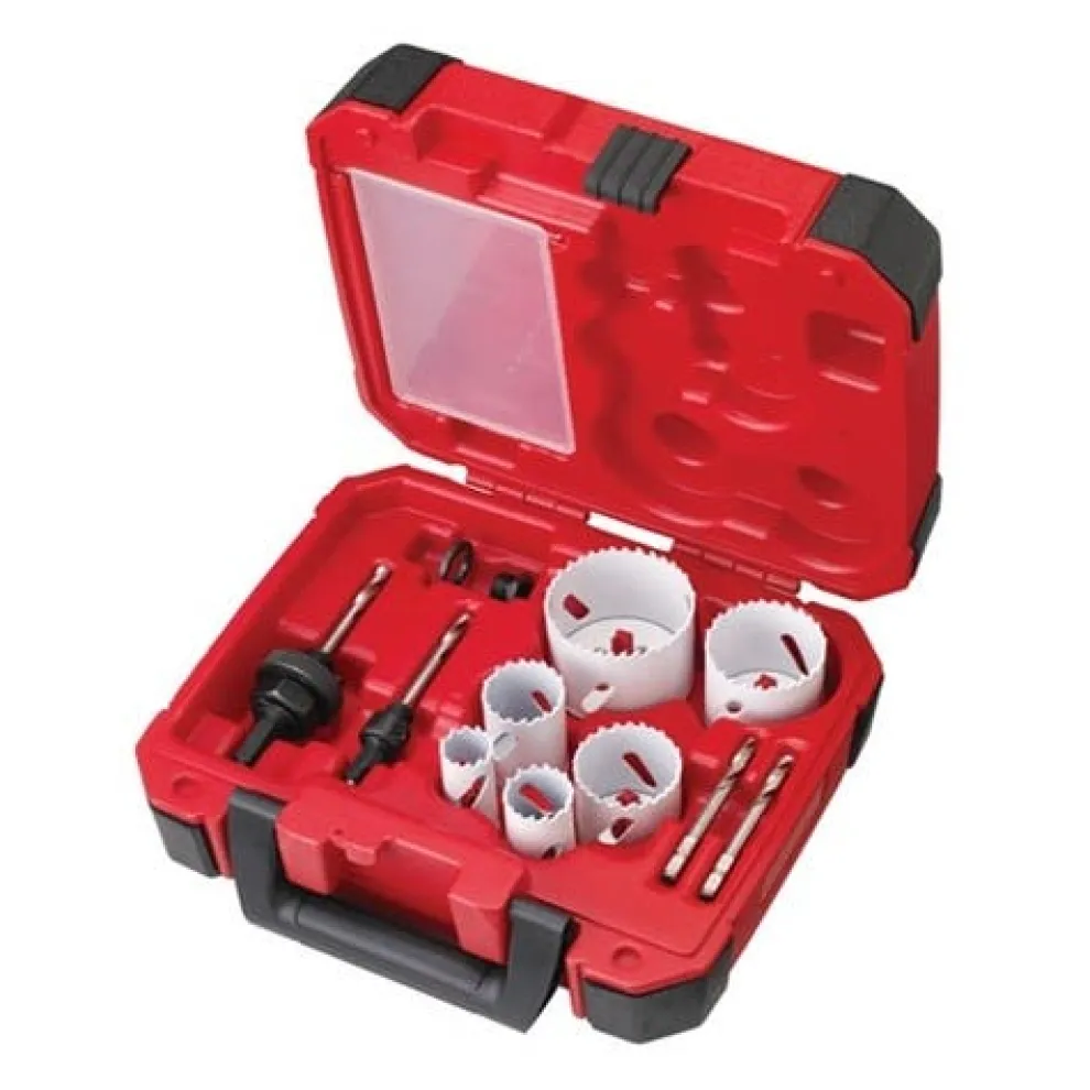 Milwaukee 10 Piece Hole Dozer Hole Saw Electricians Kit 49-22-4095