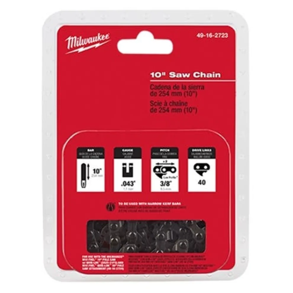 Milwaukee 10" Saw Chain for Quick-Lok Pole Saw 49-16-2723
