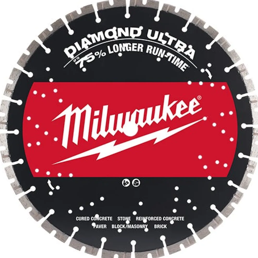 Milwaukee 14" Wet/Dry Diamond Ultra Segmented Blade 49-93-7540