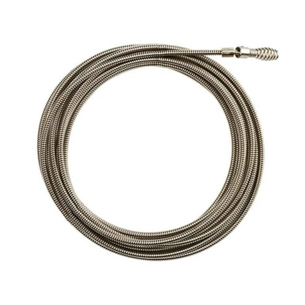 Milwaukee 1/4" x 25' Drop Head Drain Cleaning Cable RUSTGUARD 48-53-2564