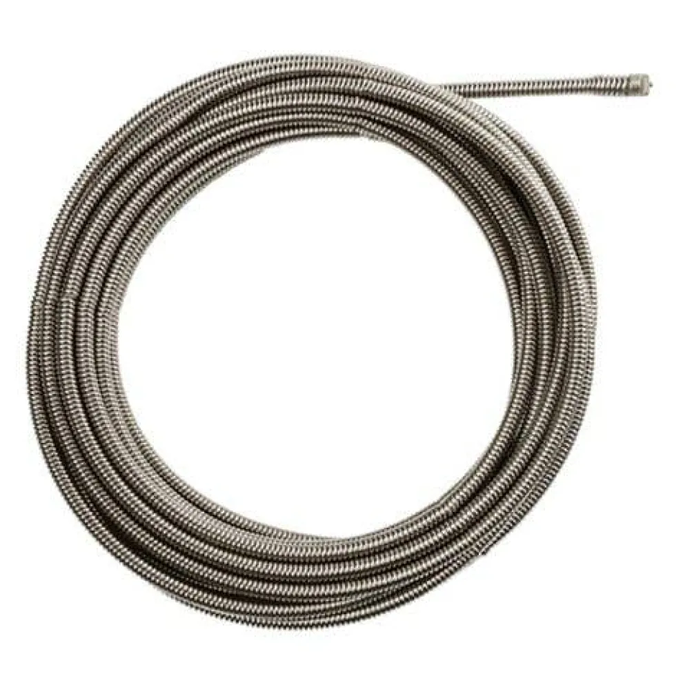 Milwaukee 3/8" x 35' Inner Core Coupling Drain Cleaning Cable RUSTGUARD 48-53-2675