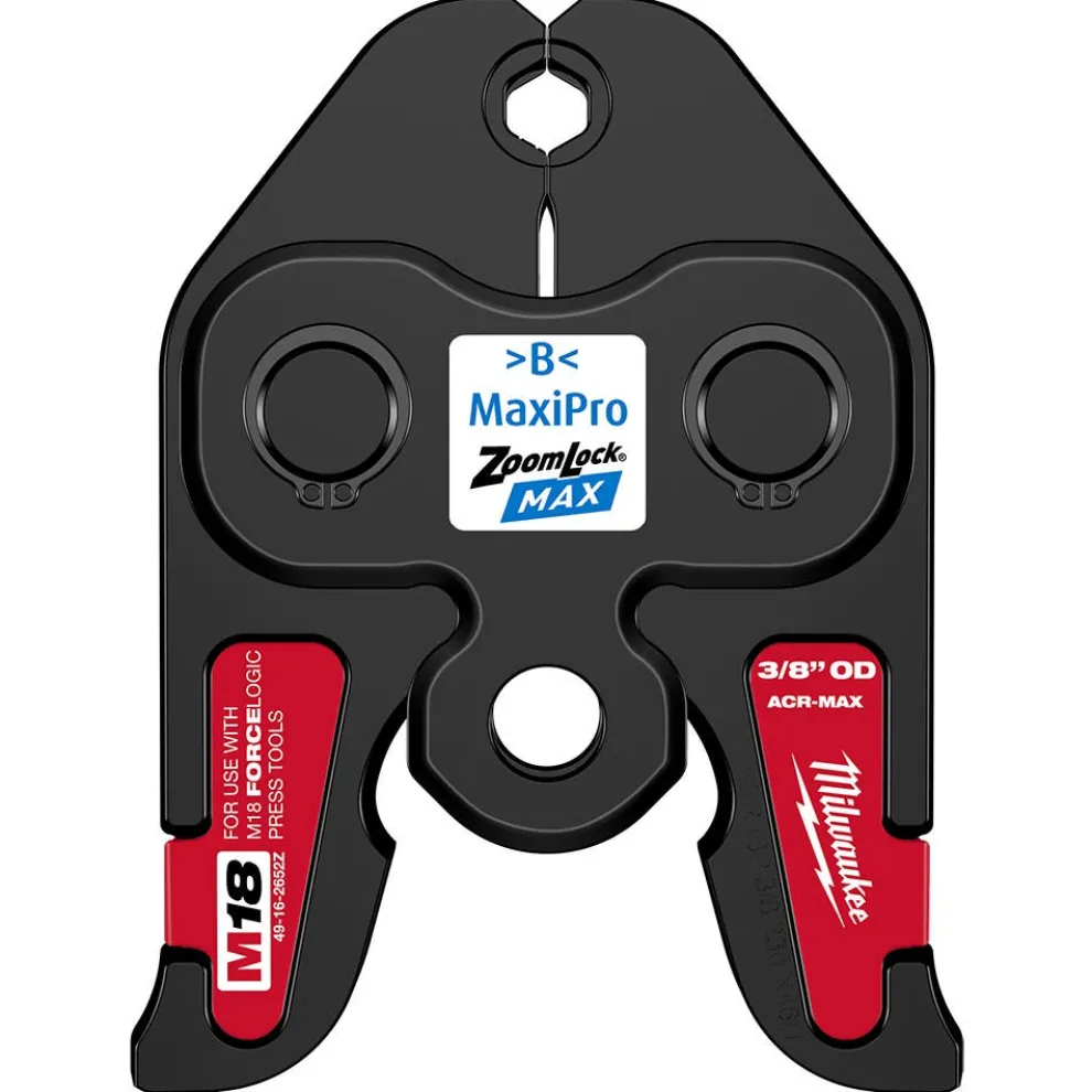 Milwaukee 3/8" ZoomLock MAX Press Jaw for M18 FORCE LOGIC Press Tools 49-16-2652Z