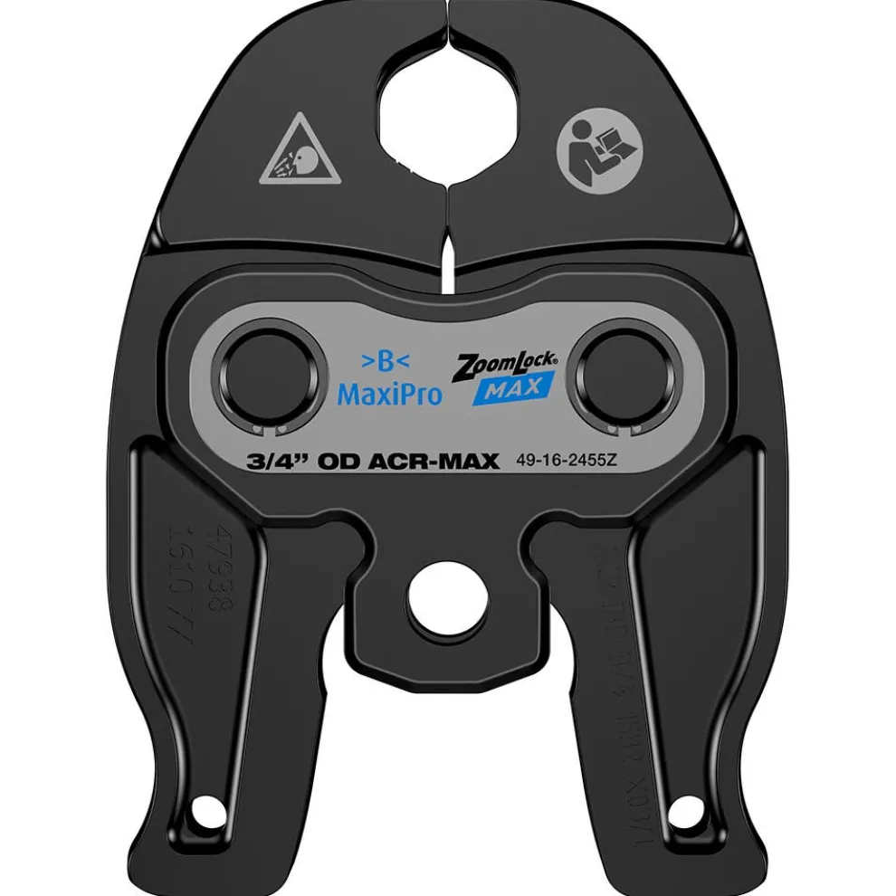 Milwaukee 3/4" ZoomLock MAX Press Jaw for M12 FORCE LOGIC Press Tools 49-16-2455Z