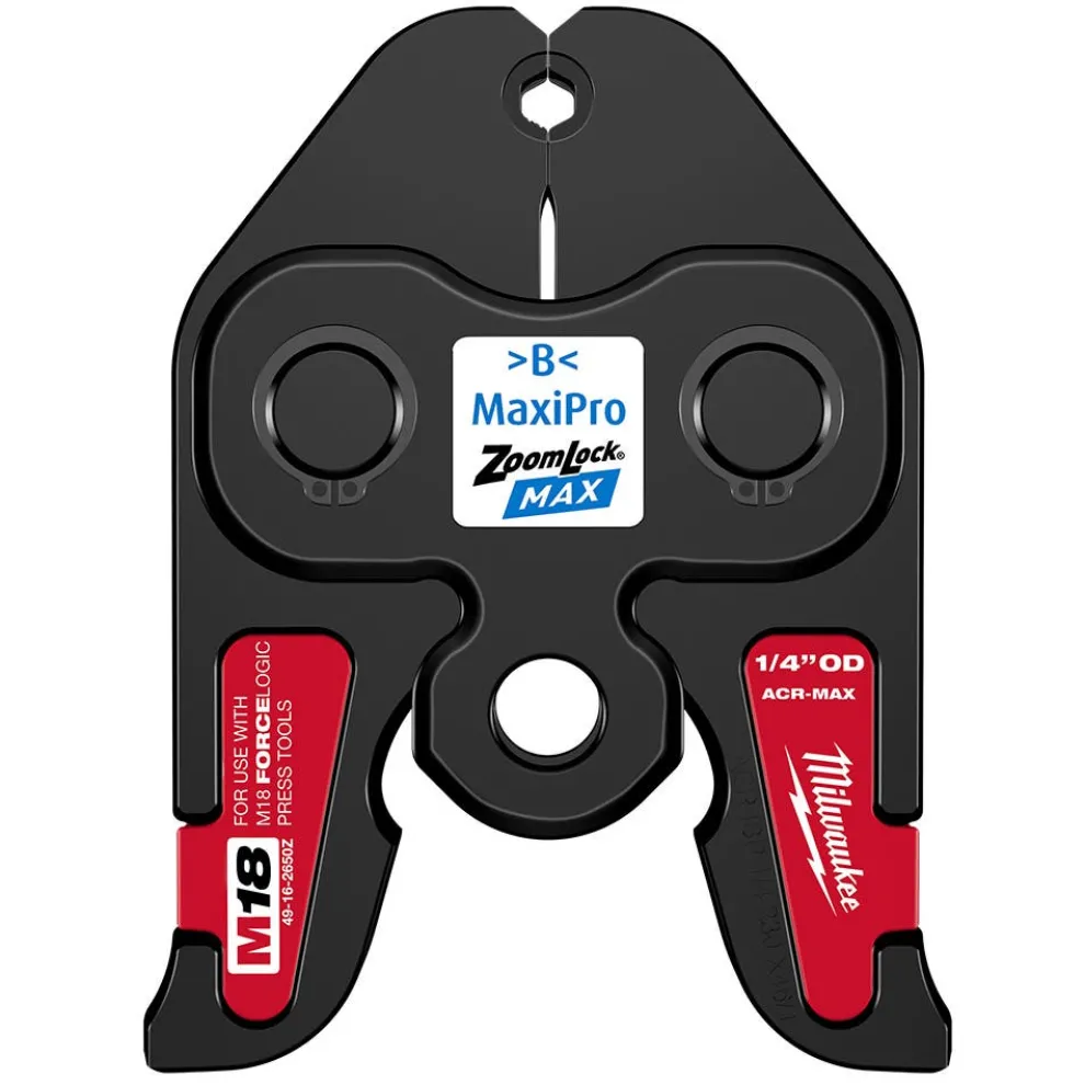 Milwaukee 1/4" ZoomLock MAX Press Jaw for M18 FORCE LOGIC Press Tools 49-16-2650Z