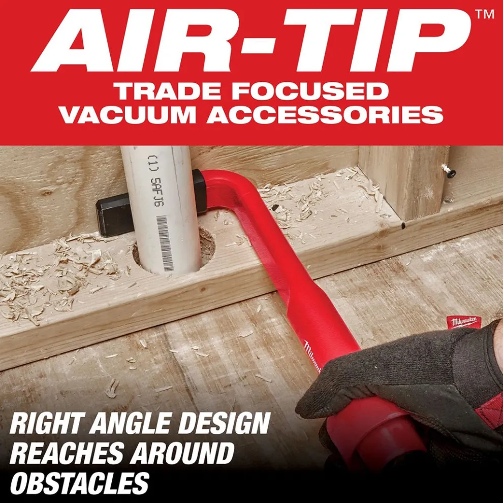 Milwaukee AIR-TIP 4-in-1 Right Angle Cleaning Tool Vacuum Attachment 49-90-2026