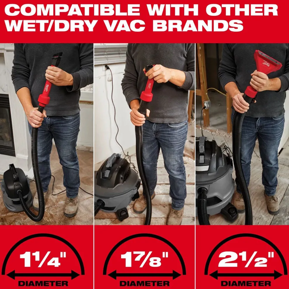 Milwaukee AIR-TIP 4-in-1 Right Angle Cleaning Tool Vacuum Attachment 49-90-2026