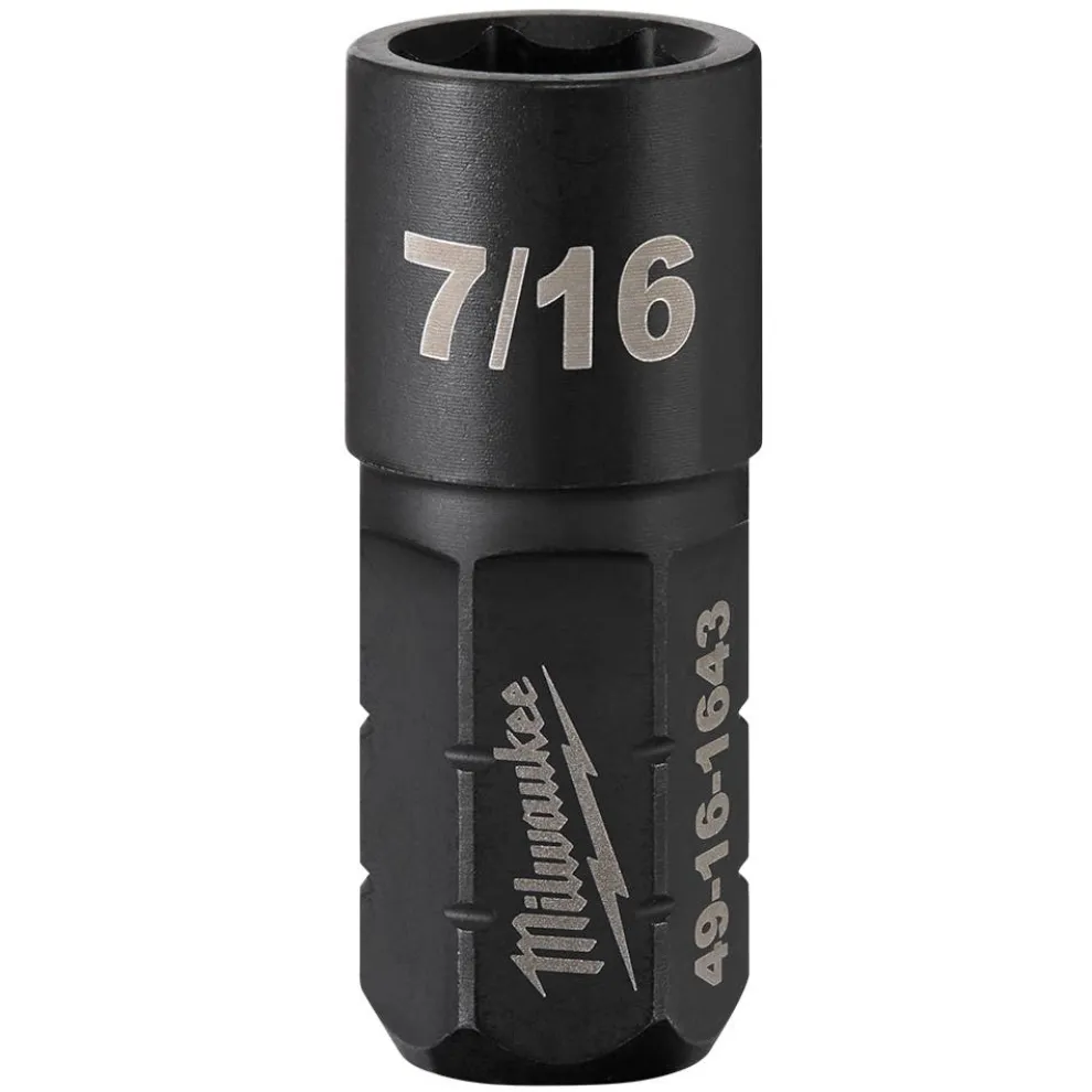 Milwaukee INSIDER Box Ratchet Socket 6 Point 7/16" 49-16-1643