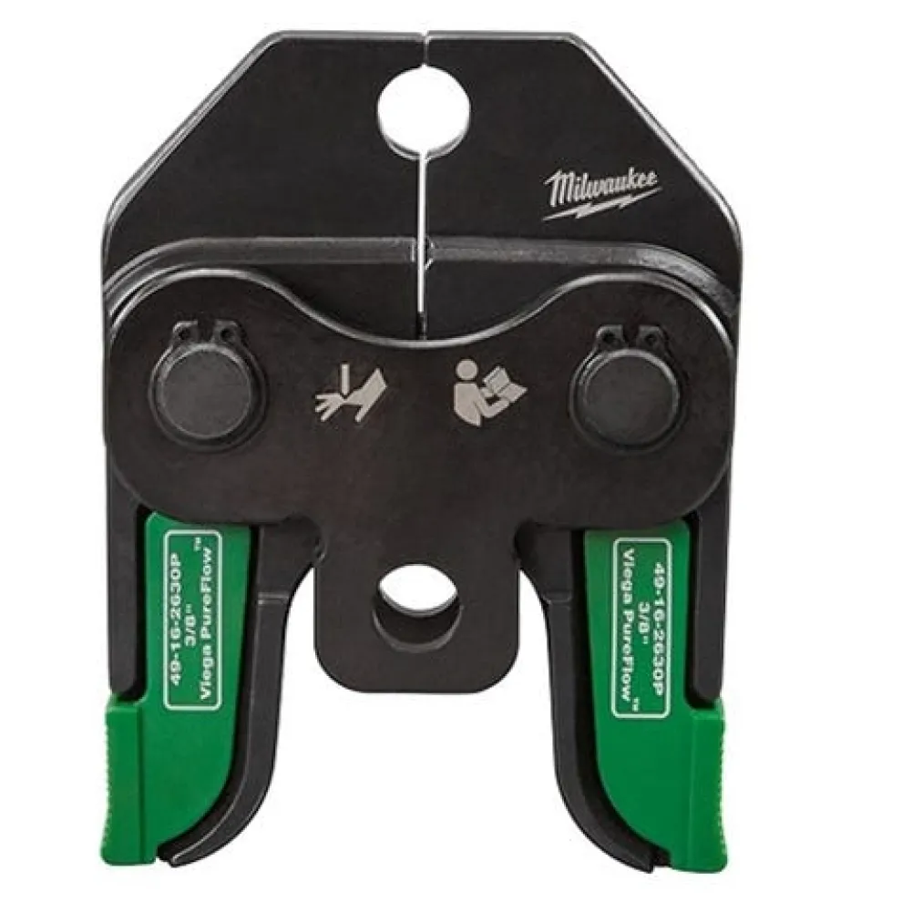 Milwaukee M18 3/8" Viega PureFlow Jaw for M18 Short Throw Press Tool 49-16-2630P