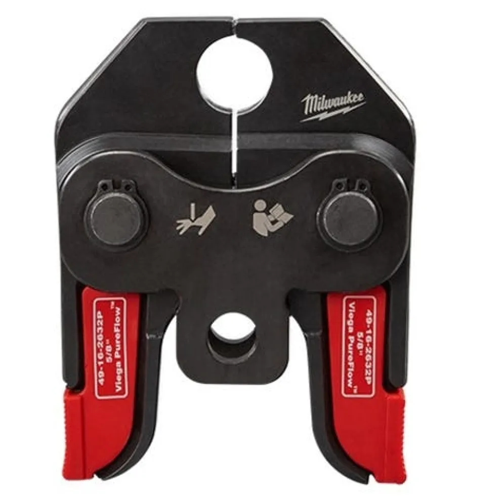 Milwaukee M18 5/8" Viega PureFlow Jaw for M18 Short Throw Press Tool 49-16-2632P