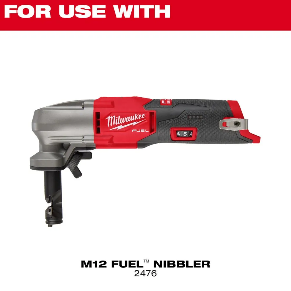 Milwaukee M12 FUEL 16 Ga Nibbler Punch & Die Set 48-44-0272