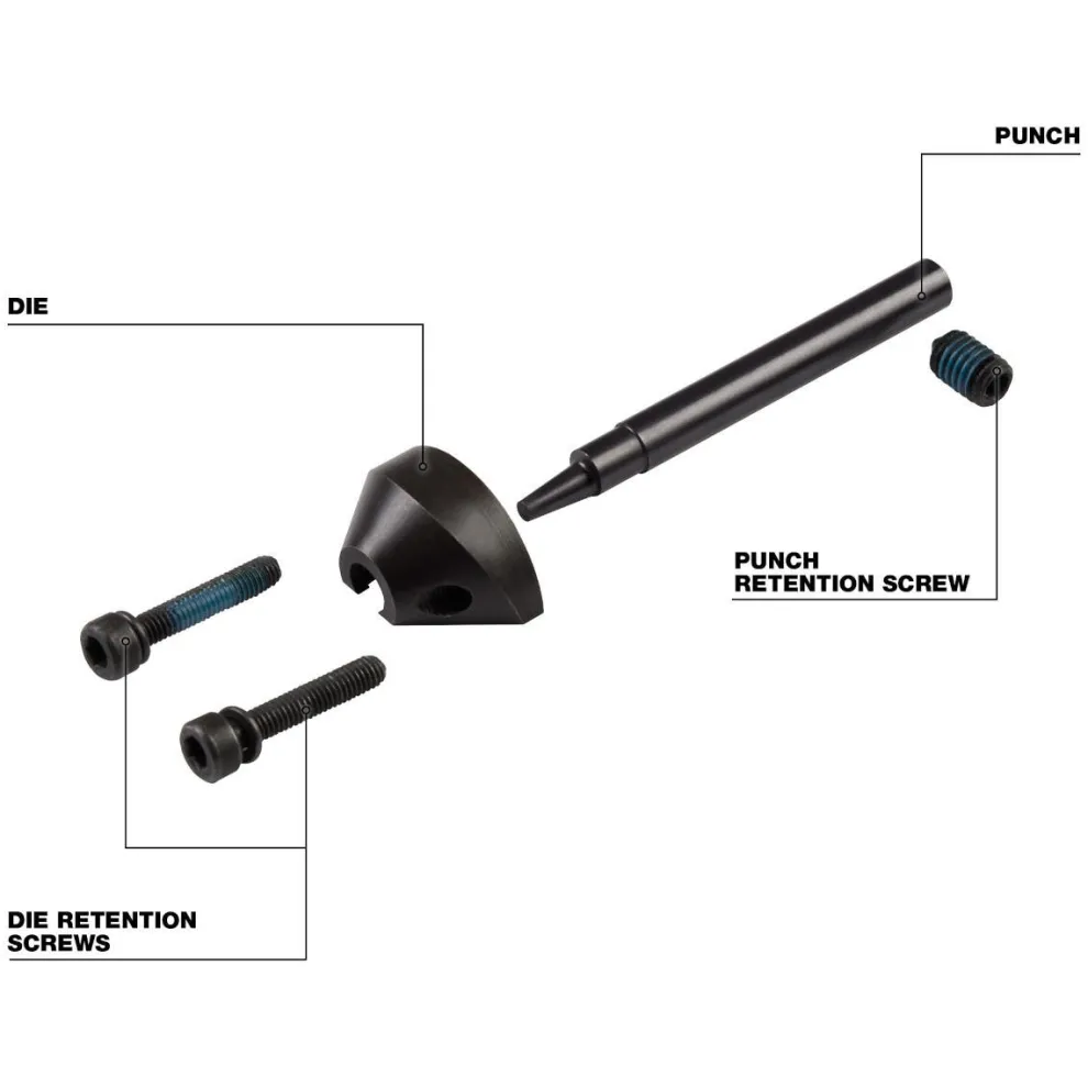 Milwaukee M12 FUEL 16 Ga Nibbler Punch & Die Set 48-44-0272