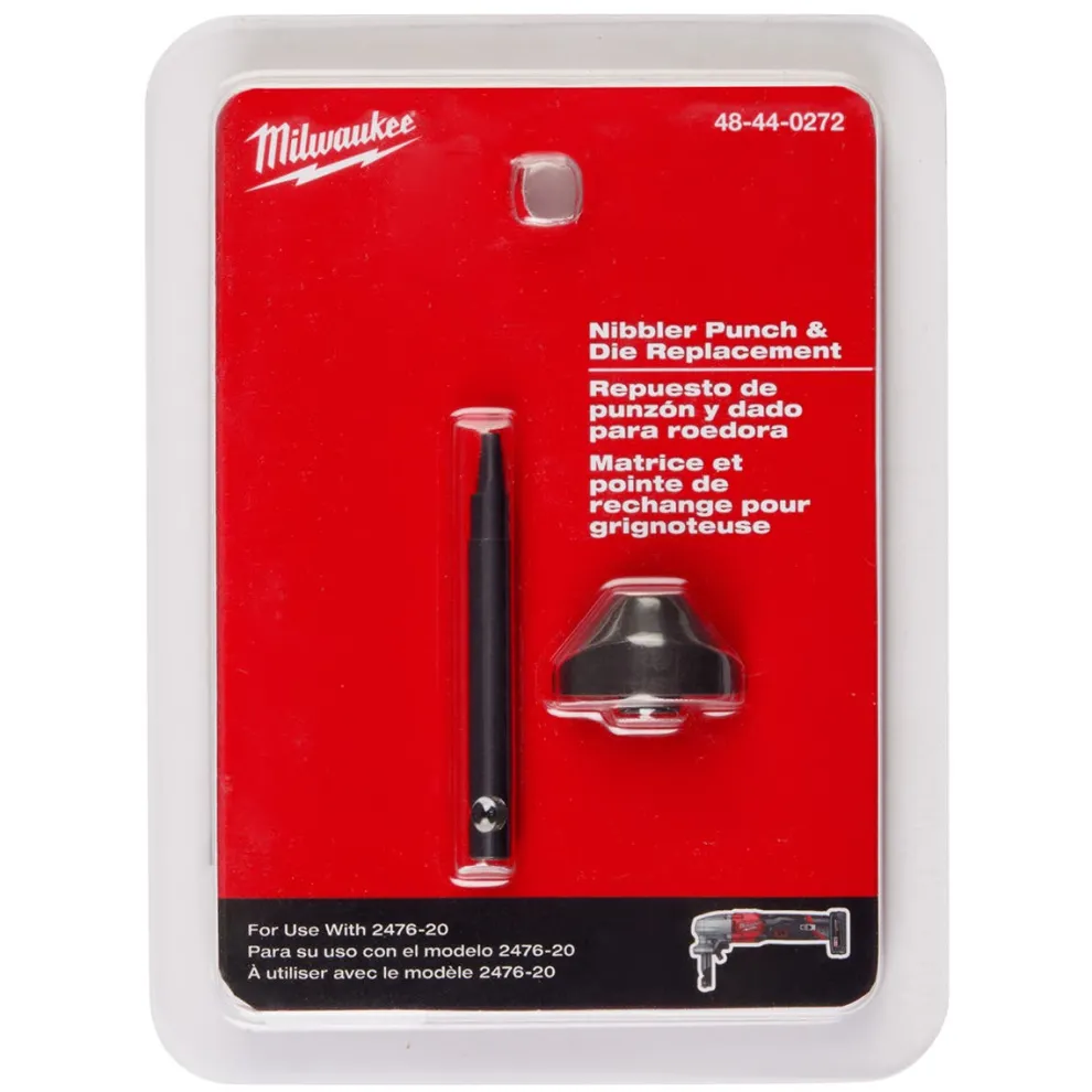Milwaukee M12 FUEL 16 Ga Nibbler Punch & Die Set 48-44-0272