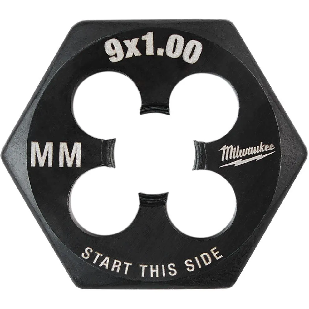 Milwaukee M9-1.00 mm 1-Inch Hex Threading Die 49-57-5349