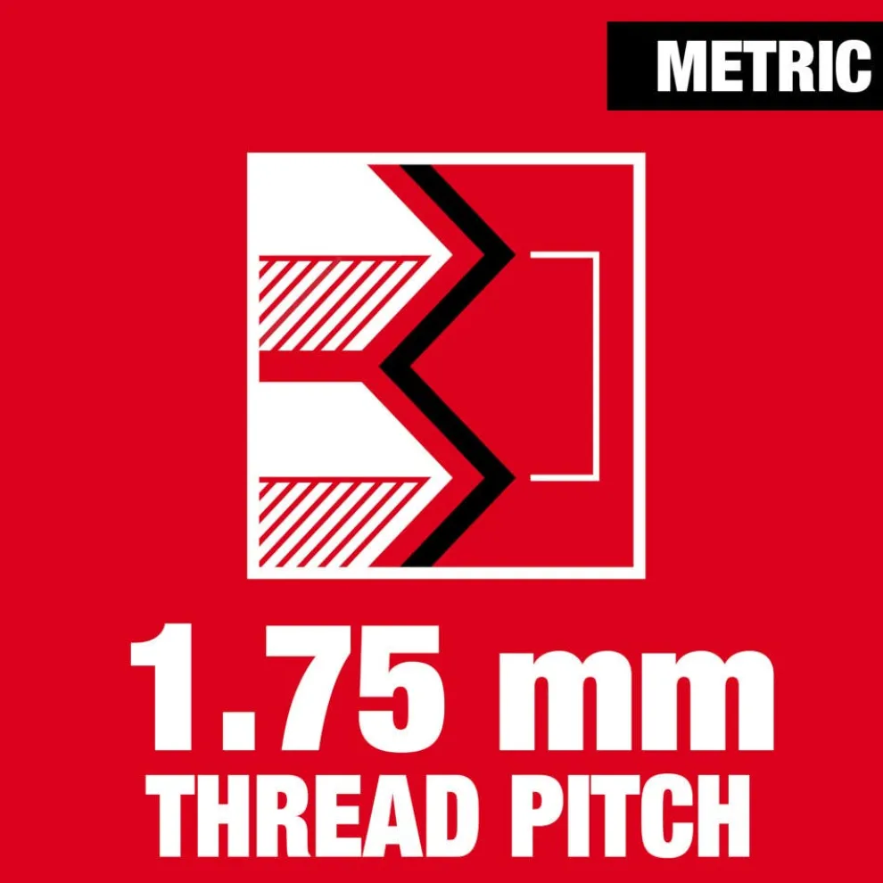 Milwaukee M12-1.75 mm 1-Inch Hex Threading Die 49-57-5358