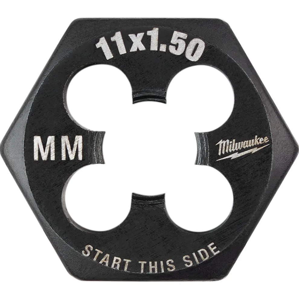 Milwaukee M11-1.50 mm 1-Inch Hex Threading Die 49-57-5356