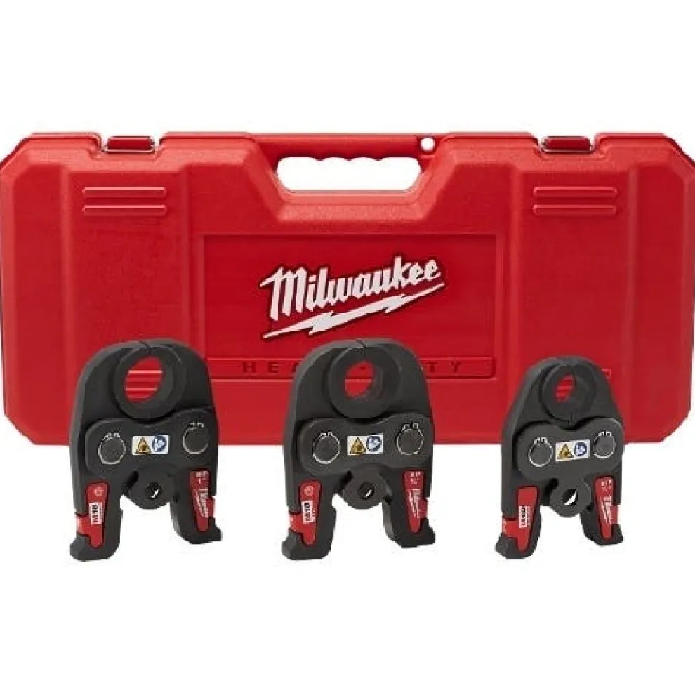 Milwaukee M18 Viega MegaPress Fittings Black Iron Press 1/2 - 1" Kit 49-16-2696