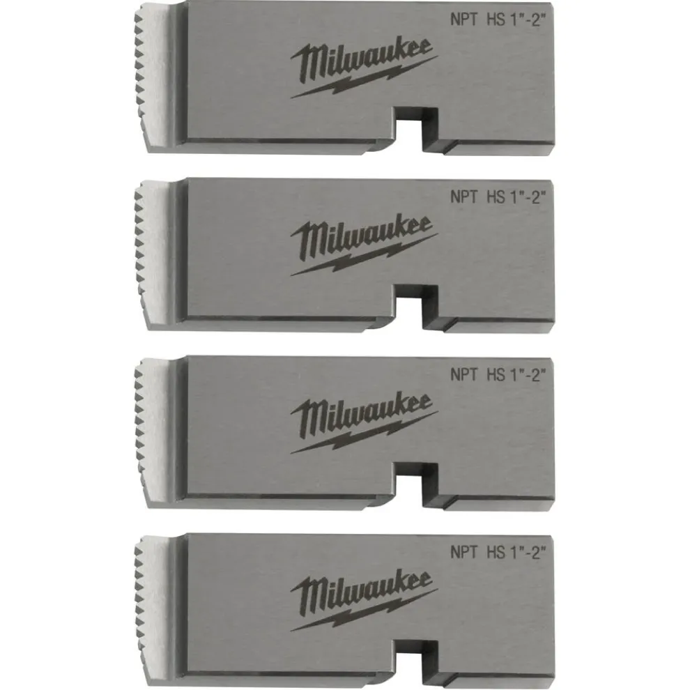 Milwaukee Milwaukee 1"-2" HIGH SPEED NPT Universal Pipe Threading Dies 48-36-1204