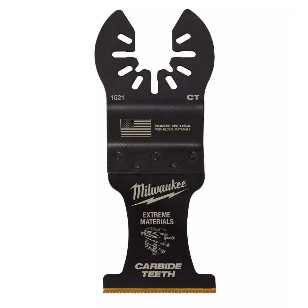 Milwaukee OPEN-LOK 1-3/8" Titanium Enhanced Carbide Teeth Multi-Material Blade 49-25-1521
