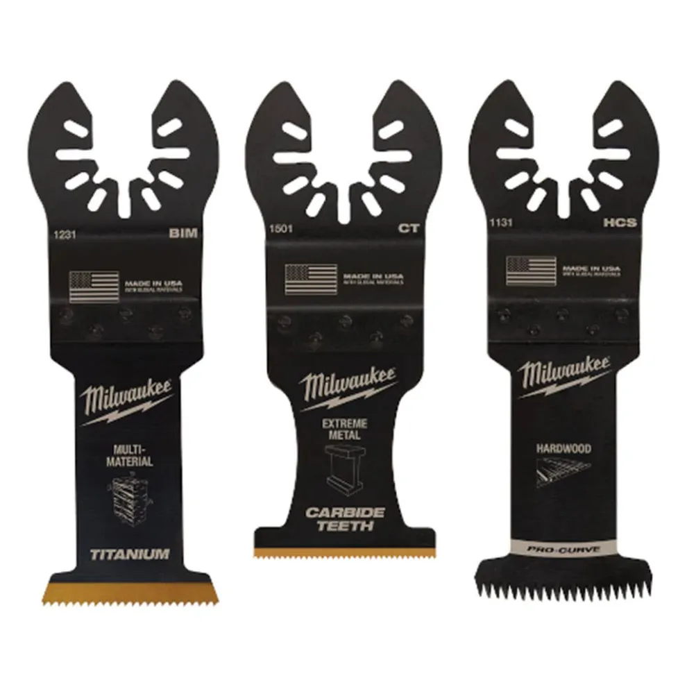 Milwaukee OPEN-LOK All Purpose Multi-Tool Blade Variety Pack 3pc 49-10-9001