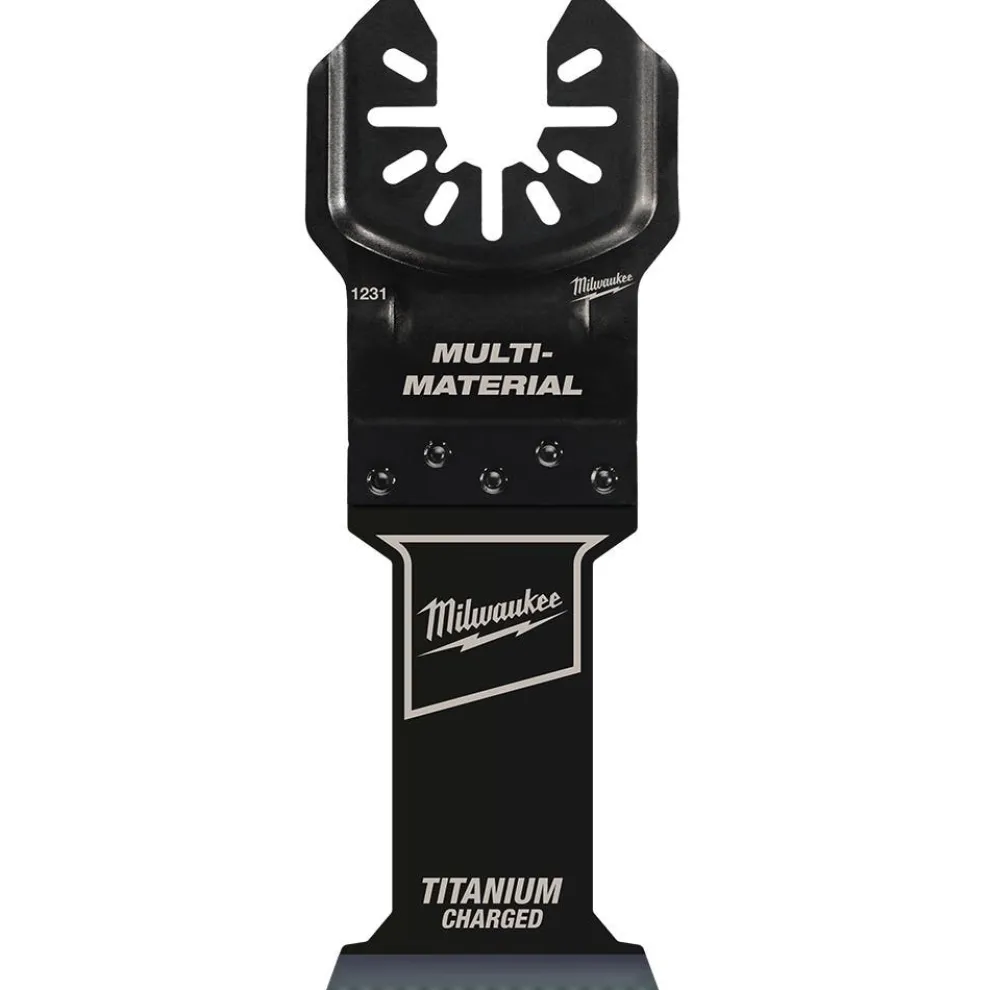Milwaukee OPEN-LOK 1-3/8" TITANIUM CHARGED Bi-Metal Multi-Material Multi-Tool Blades 25PK 49-25-1238