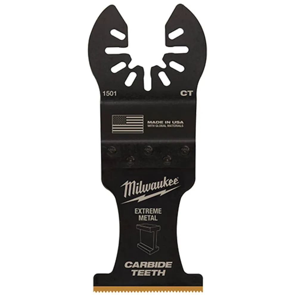 Milwaukee OPEN-LOK 1-3/8" Titanium Enhanced Carbide Teeth Metal Blade 1pk 49-25-1501