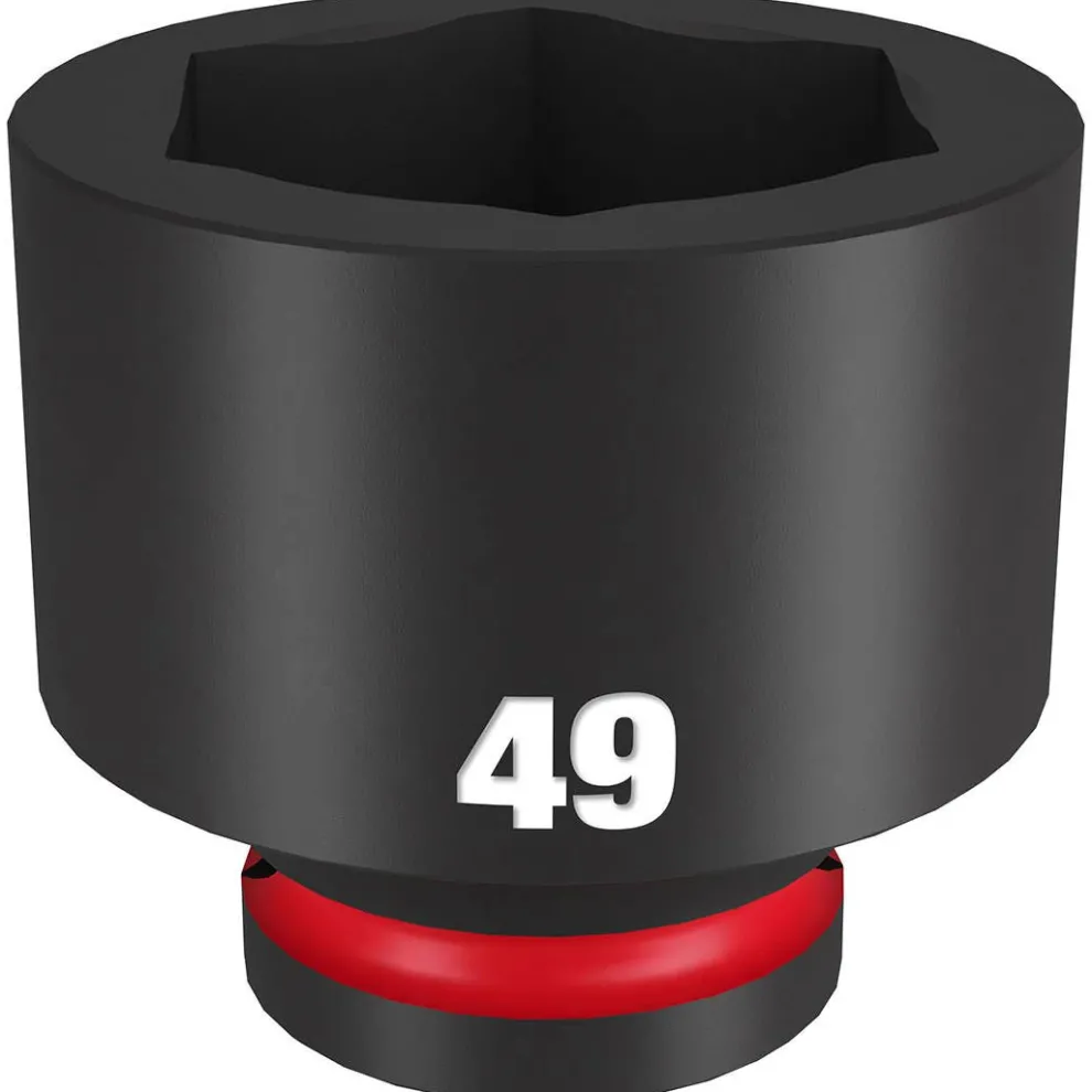 Milwaukee Shockwave Impact Duty 3/4" Drive 49mm Standard 6 Point Socket 49-66-6387