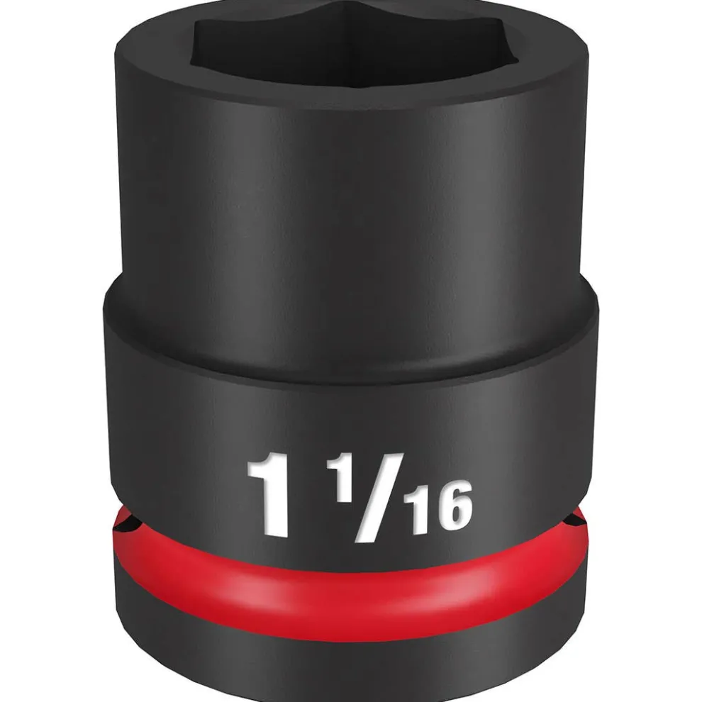 Milwaukee Shockwave Impact Duty 3/4" Drive 1-1/16" Standard 6 Point Socket 49-66-6308
