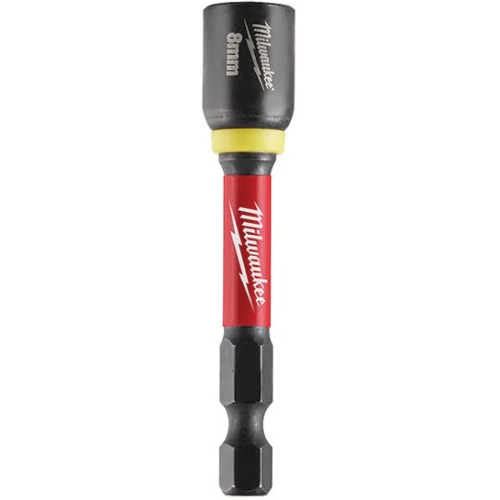 Milwaukee SHOCKWAVE Impact Duty 8MM x 2-9/16" Magnetic Nut Driver 10PK 49-66-0708