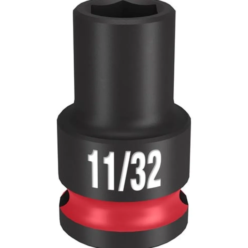 Milwaukee Shockwave Impact Duty 3/8'' Drive 11/32" Standard 6 Point Socket 49-66-6103