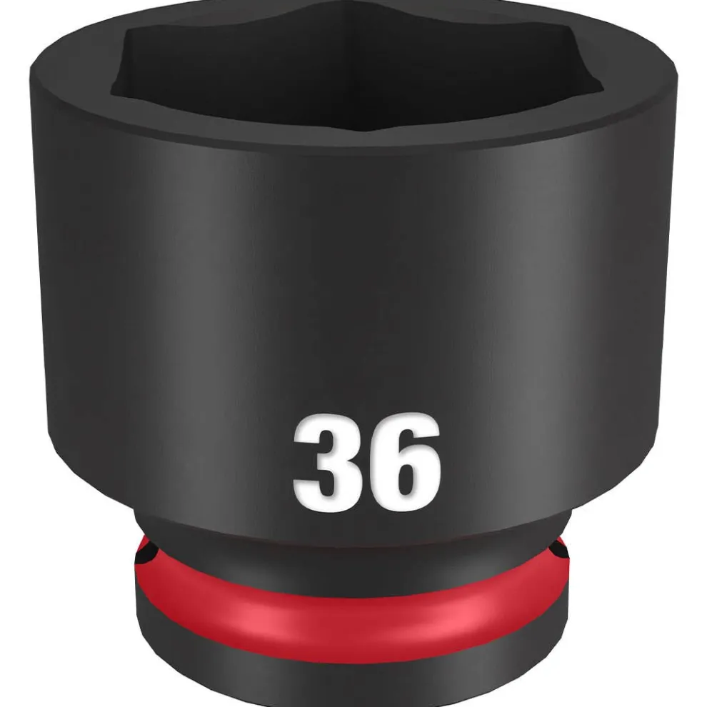 Milwaukee Shockwave Impact Duty 1/2" Drive 36mm Standard 6 Point Socket 49-66-6268
