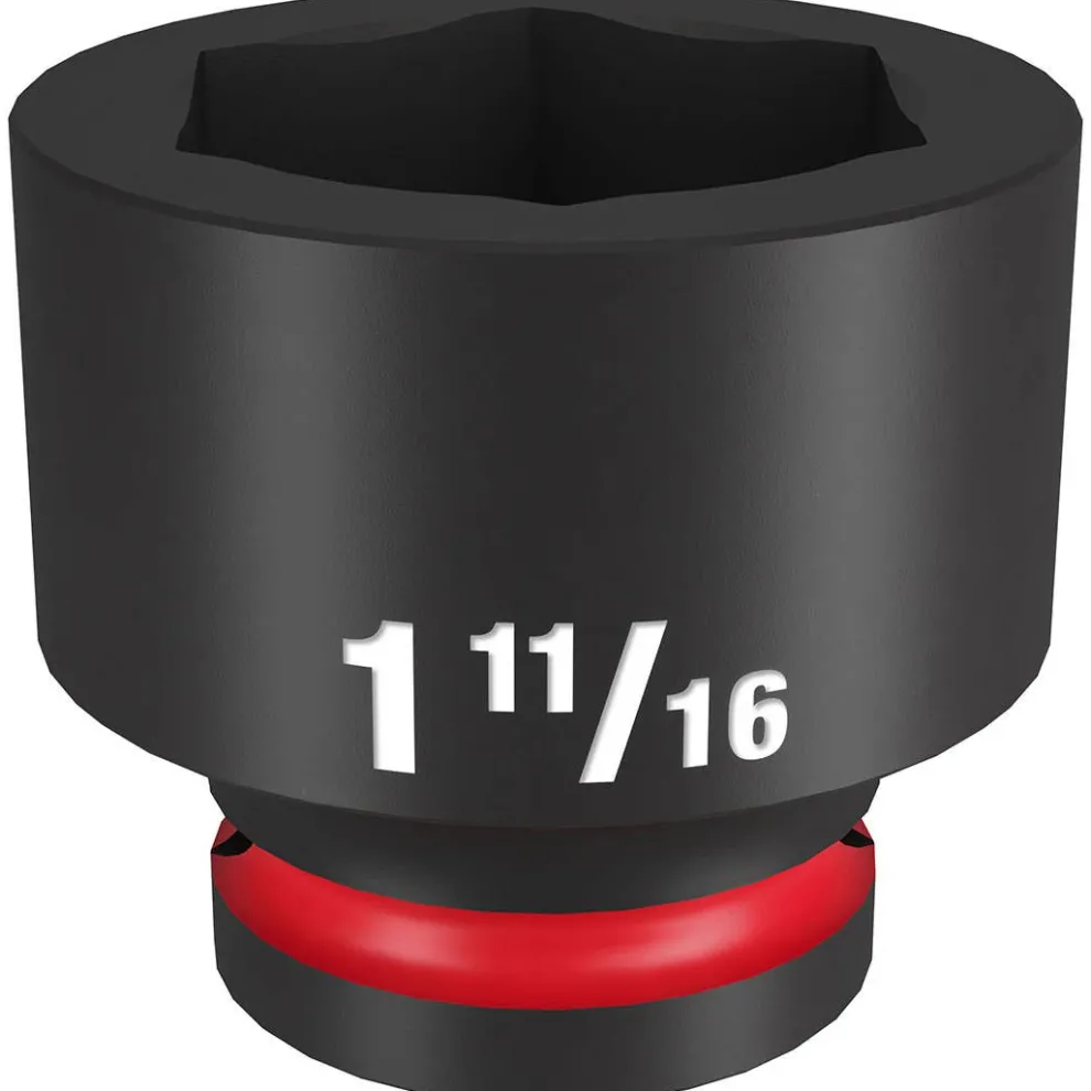 Milwaukee Shockwave Impact Duty 3/4" Drive 1-11/16" Standard 6 Point Socket 49-66-6318