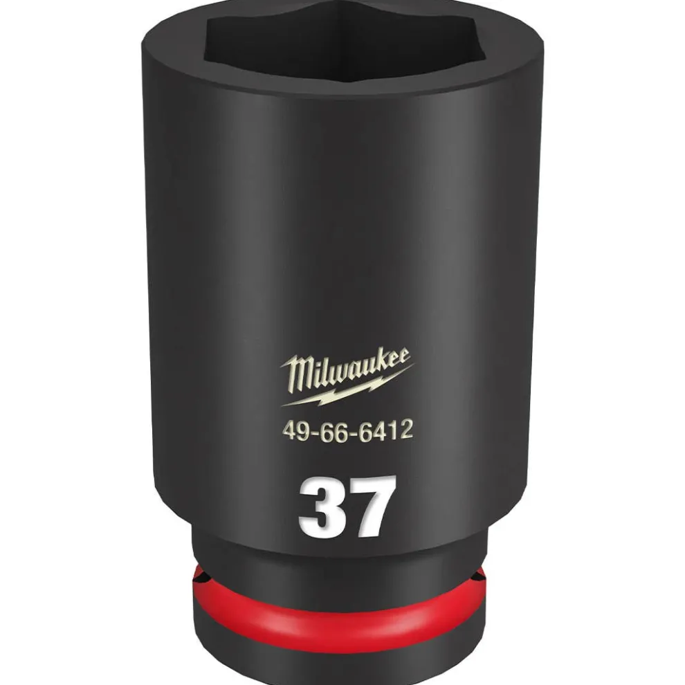 Milwaukee Shockwave Impact Duty 3/4" Drive 37mm Deep 6 Point Socket 49-66-6412