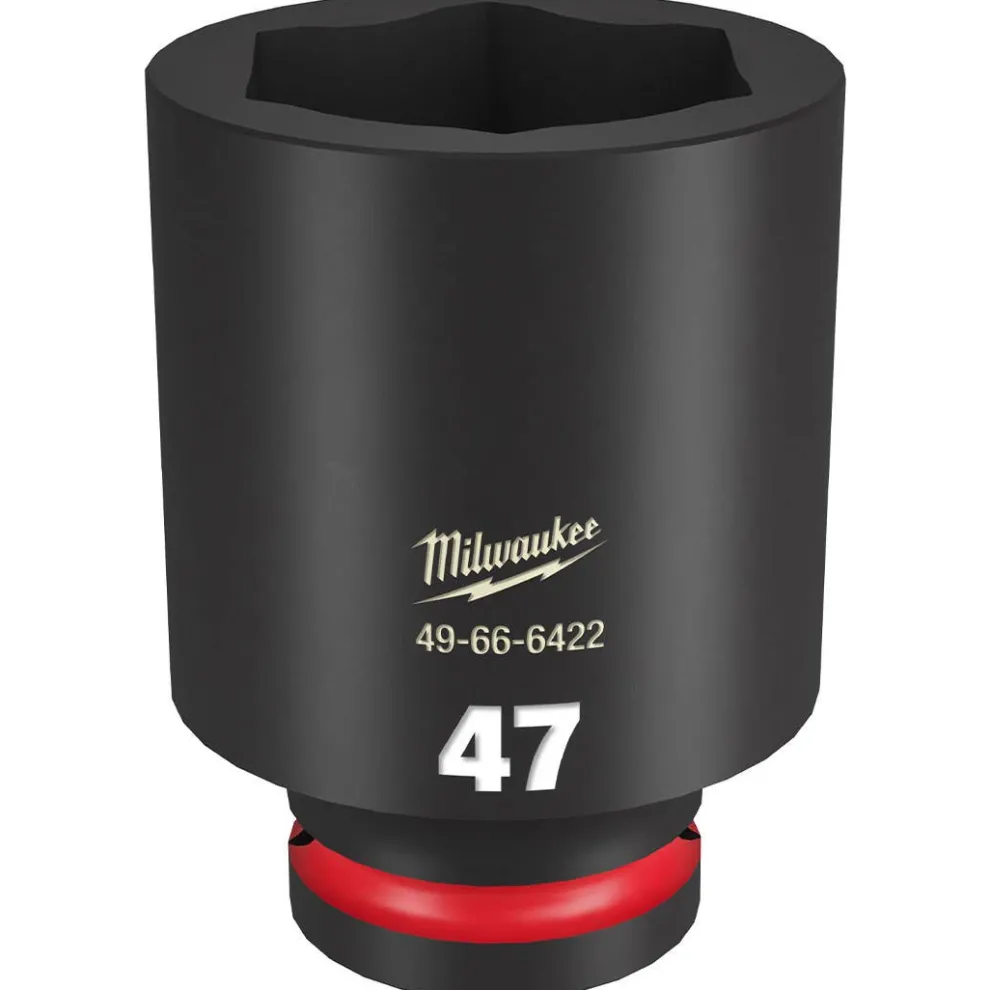 Milwaukee Shockwave Impact Duty 3/4" Drive 47mm Deep 6 Point Socket 49-66-6422