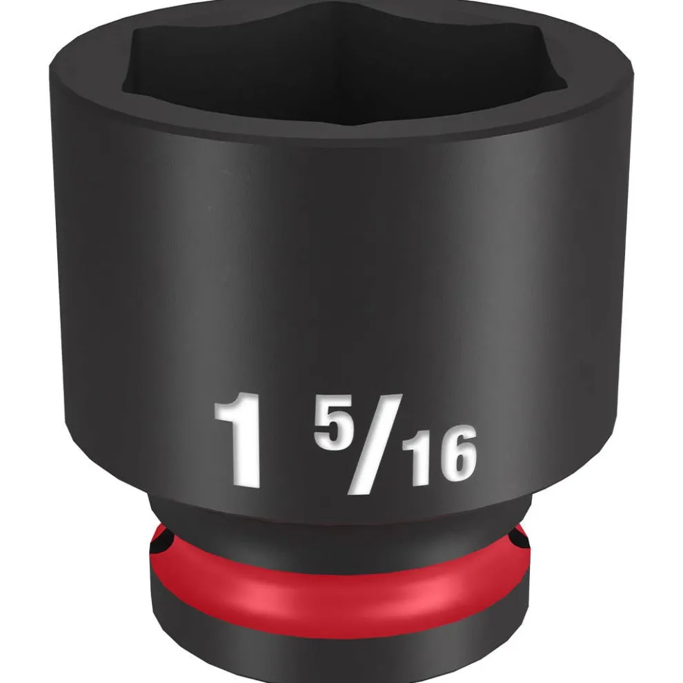 Milwaukee Shockwave Impact Duty 1/2" Drive 1-5/16" Standard 6 Point Socket 49-66-6215