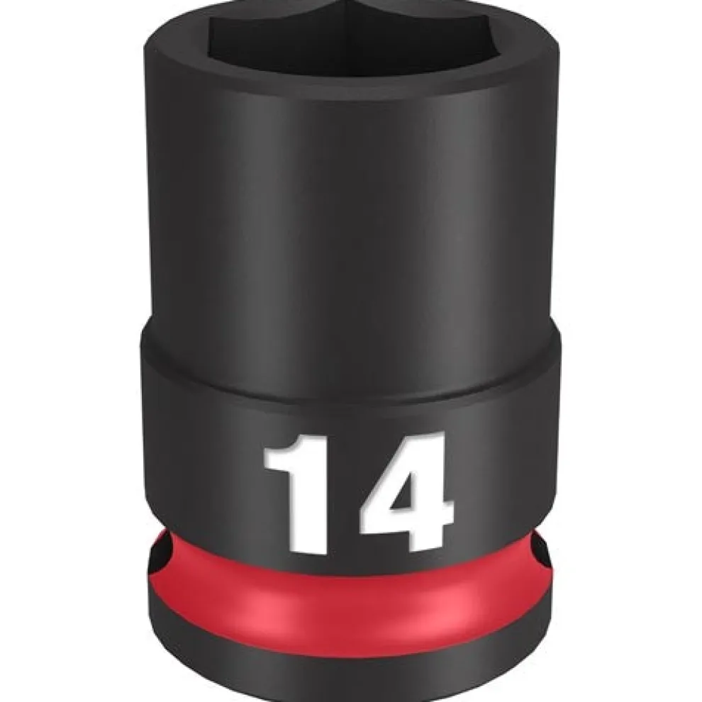 Milwaukee Shockwave Impact Duty 3/8'' Drive 14mm Standard 6 Point Socket 49-66-6138