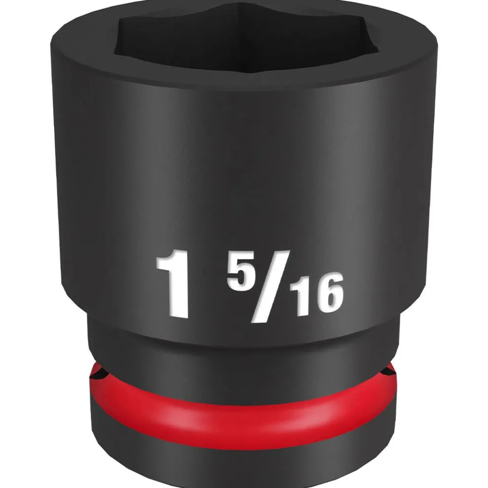 Milwaukee Shockwave Impact Duty 3/4" Drive 1-5/16" Standard 6 Point Socket 49-66-6312
