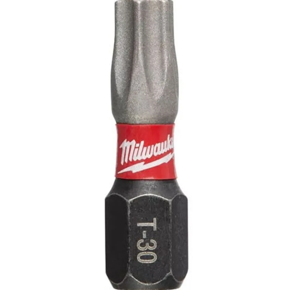 Milwaukee Shockwave 1" Impact Torx T30 Bit (2 Pack) 48-32-4437
