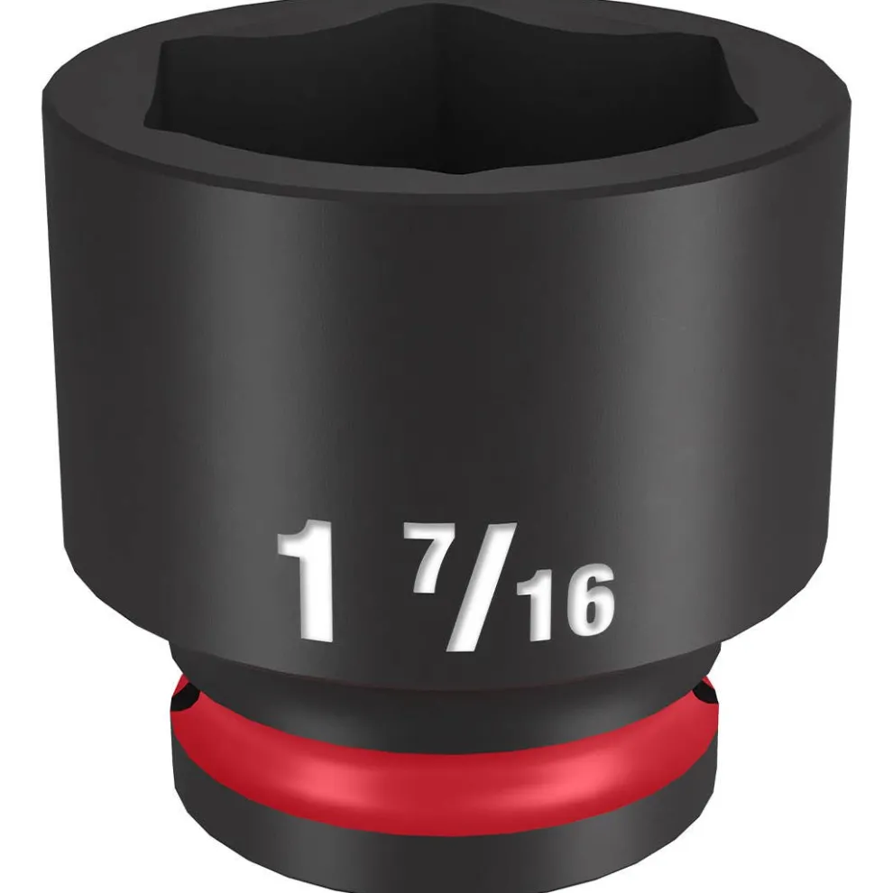 Milwaukee Shockwave Impact Duty 1/2" Drive 1-7/16" Standard 6 Point Socket 49-66-6217