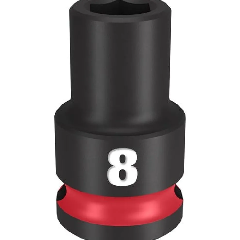 Milwaukee Shockwave Impact Duty 3/8'' Drive 8mm Standard 6 Point Socket 49-66-6132