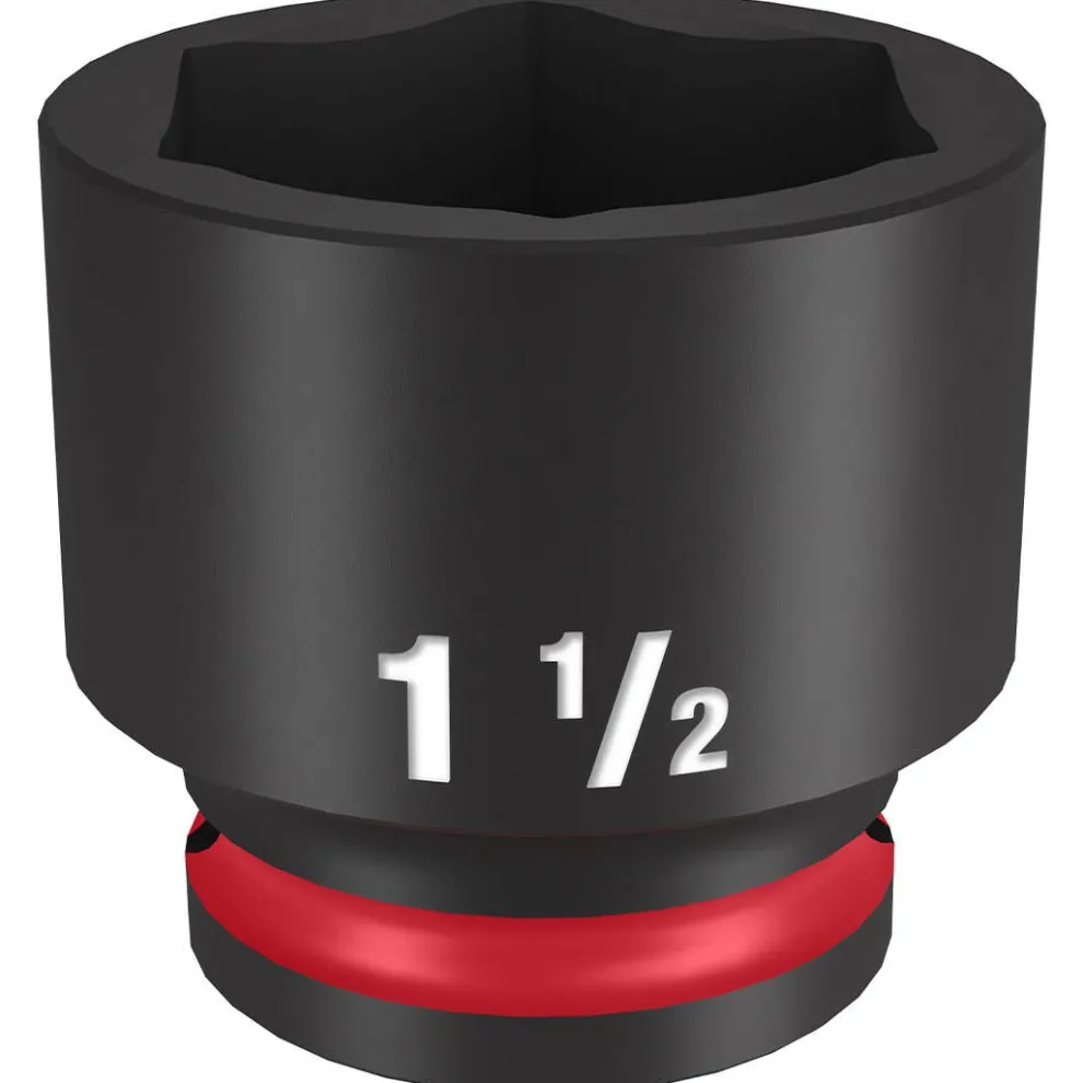 Milwaukee Shockwave Impact Duty 1/2" Drive 1-1/2" Standard 6 Point Socket 49-66-6218