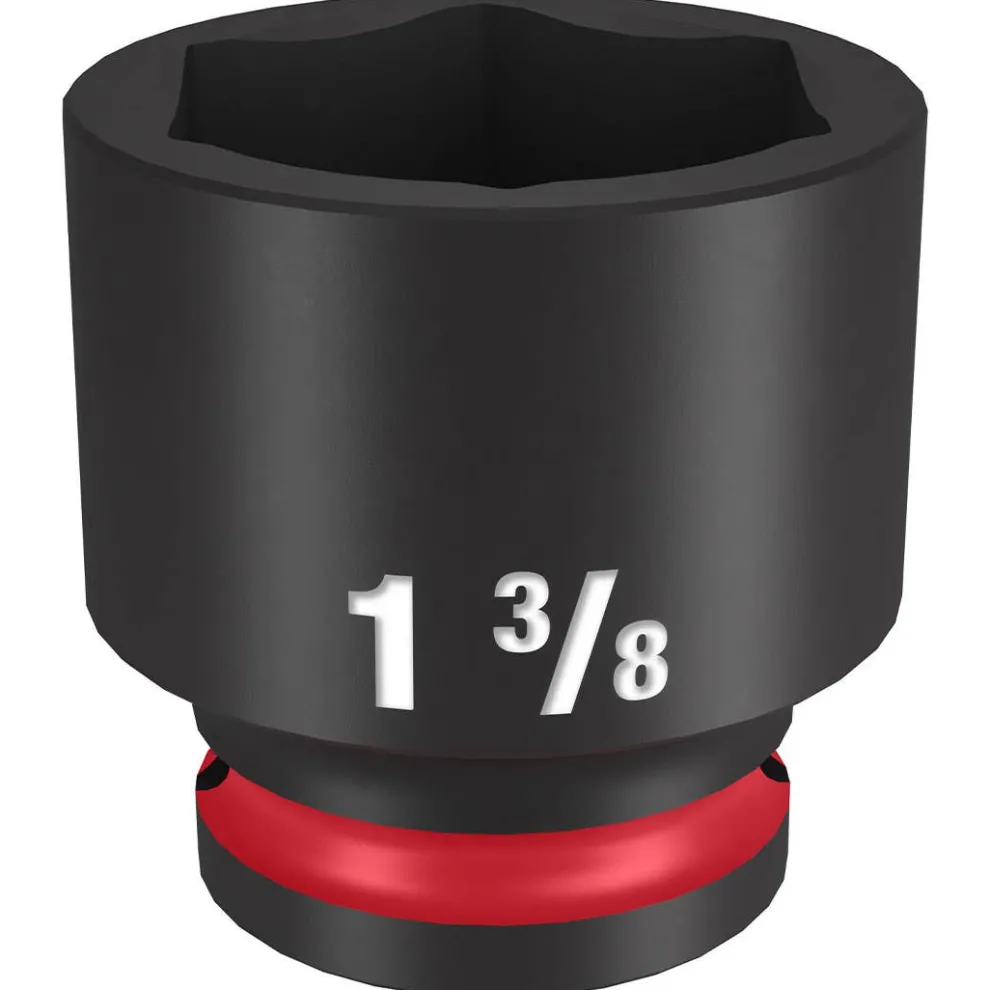 Milwaukee Shockwave Impact Duty 1/2" Drive 1-3/8" Standard 6 Point Socket 49-66-6216