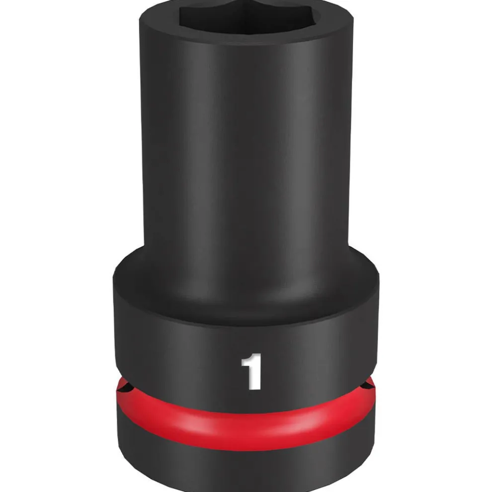 Milwaukee Shockwave Impact Duty 1" Drive 1" Deep 6 Point Socket 49-66-6504