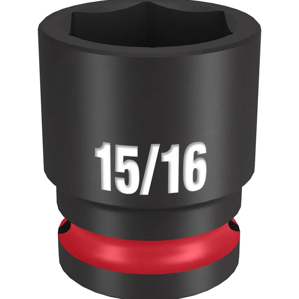 Milwaukee Shockwave Impact Duty 1/2" Drive 15/16" Standard 6 Point Socket 49-66-6209