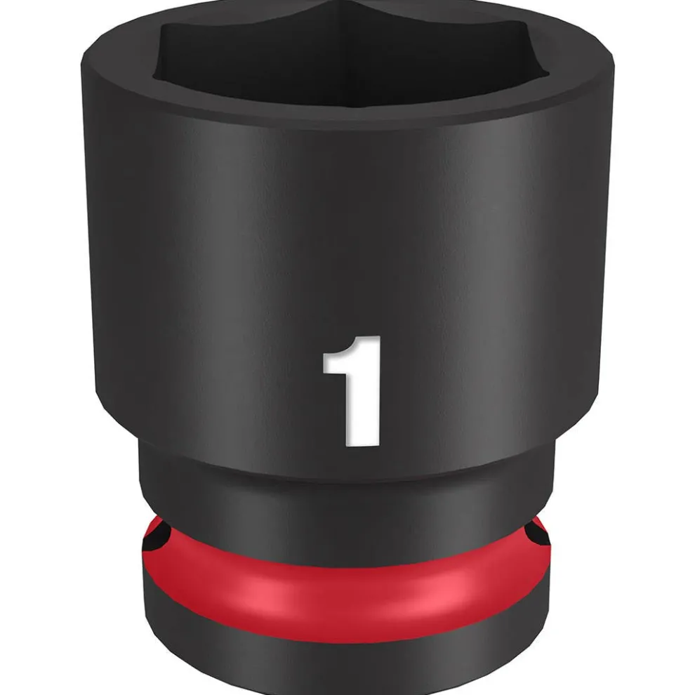 Milwaukee Shockwave Impact Duty 1/2" Drive 1" Standard 6 Point Socket 49-66-6210