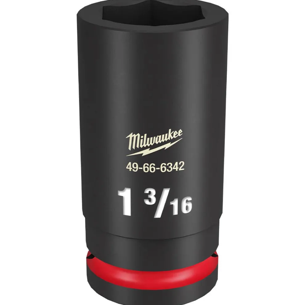 Milwaukee Shockwave Impact Duty 3/4" Drive 1-3/16" Deep 6 Point Socket 49-66-6342