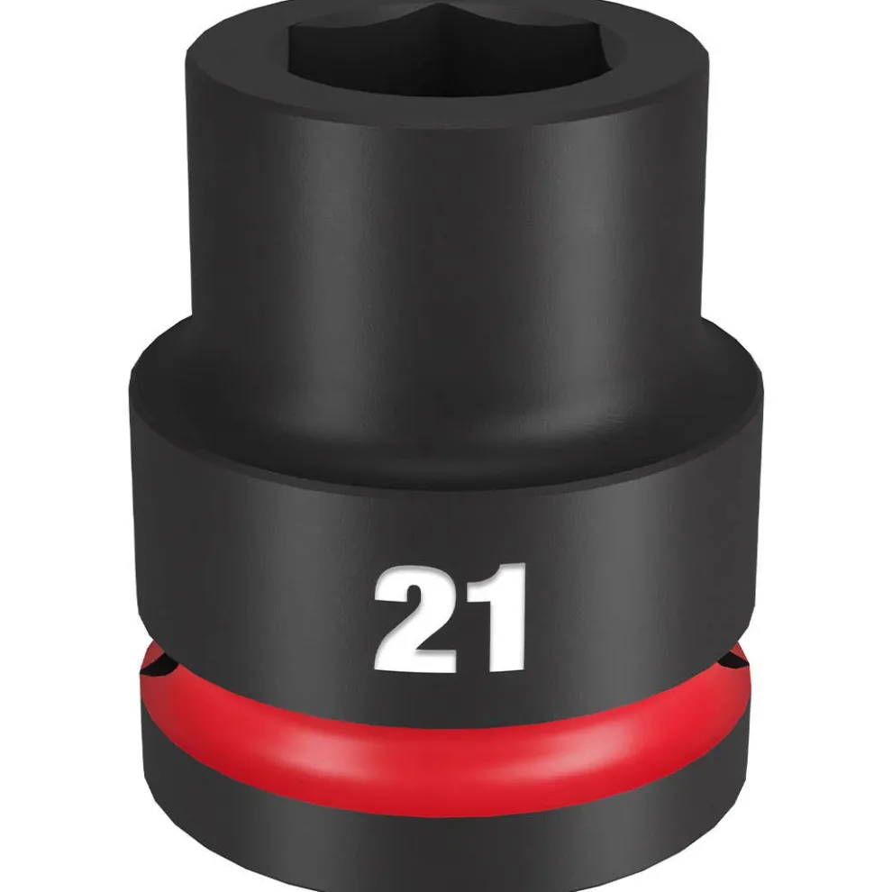 Milwaukee Shockwave Impact Duty 3/4" Drive 21mm Standard 6 Point Socket 49-66-6359