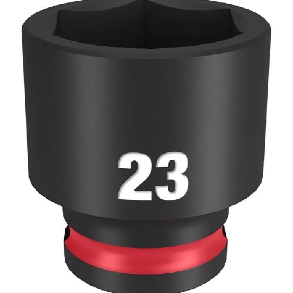 Milwaukee Shockwave Impact Duty 3/8'' Drive 23mm Standard 6 Point Socket 49-66-6146