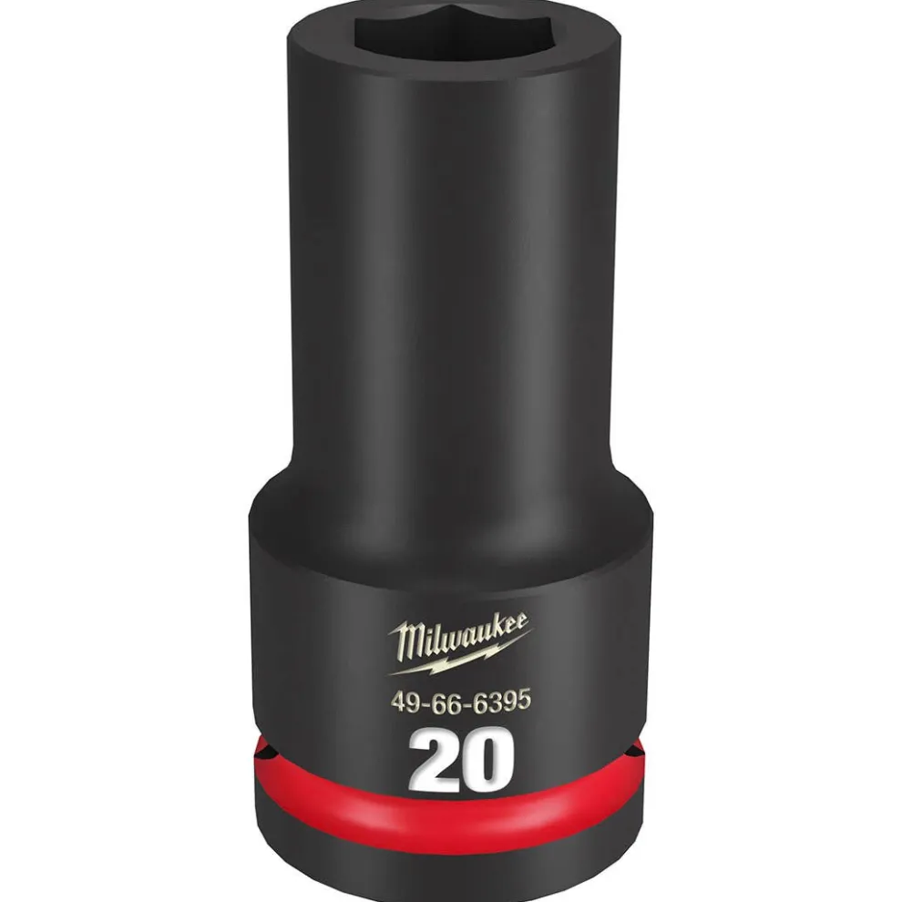 Milwaukee Shockwave Impact Duty 3/4" Drive 20mm Deep 6 Point Socket 49-66-6395
