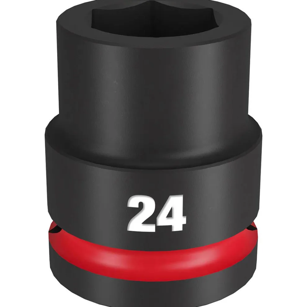 Milwaukee Shockwave Impact Duty 3/4" Drive 24mm Standard 6 Point Socket 49-66-6362