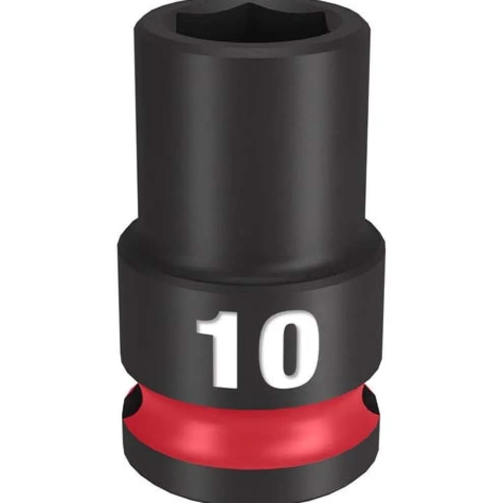 Milwaukee Shockwave Impact Duty 3/8'' Drive 10mm Standard 6 Point Socket 49-66-6134